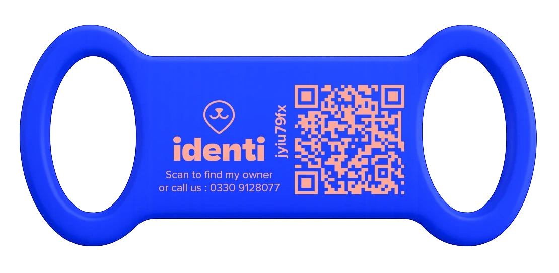 Identi Indigo silicone smart tag